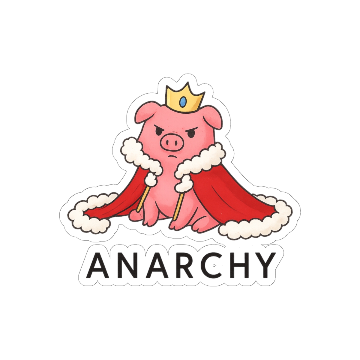 Techno the Pig Sticker | Cute Rave Vinyl Decal