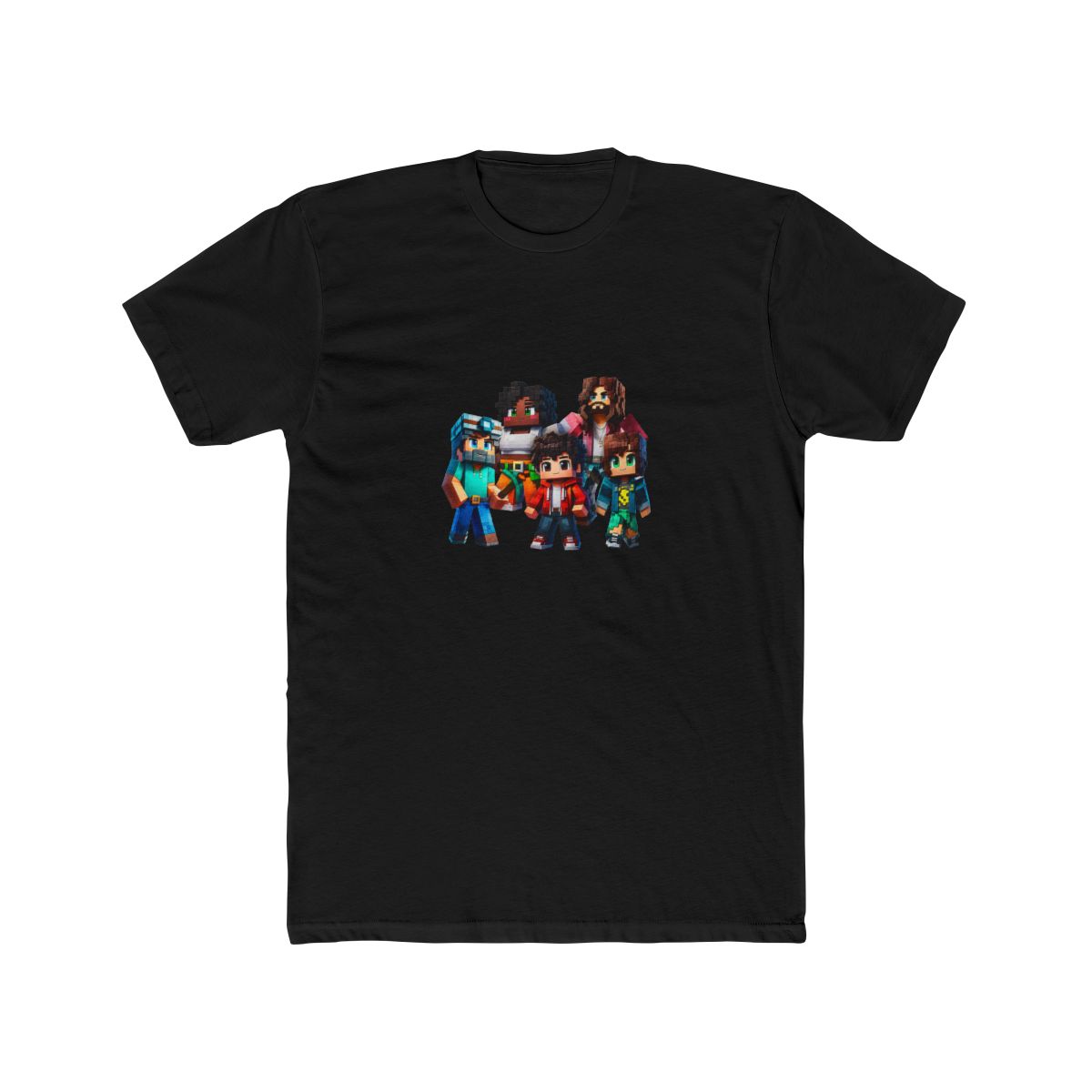 Minecraft Movie, All Characters, Steve, Cool T Shirt — official Minecraft T-Shirts