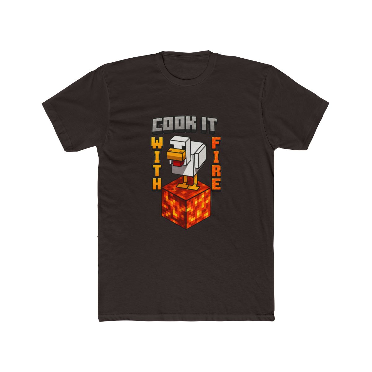 Minecraft T Shirt Lava Chicken, Cook It