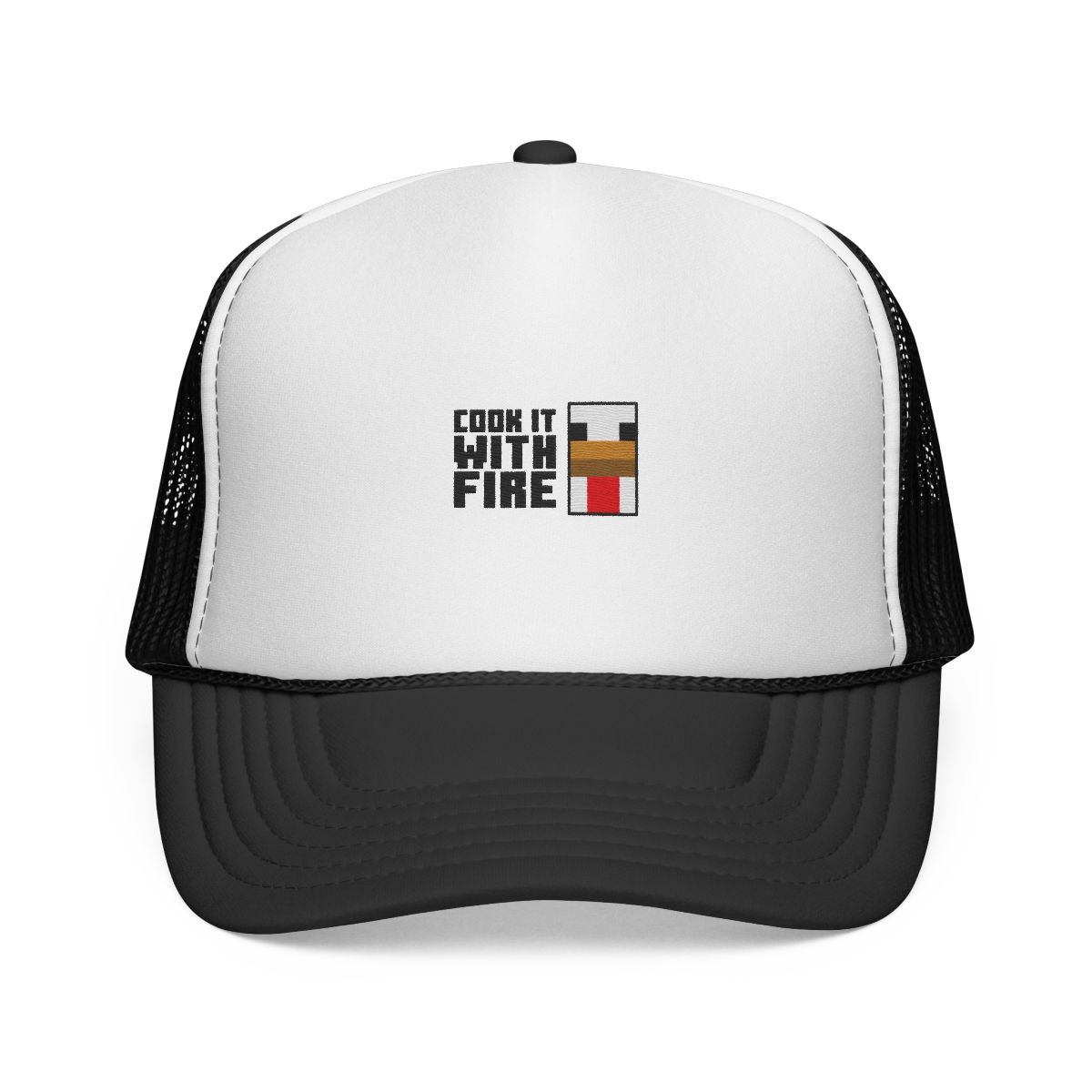 Minecraft Trucker Hat Cook It With Fire - Minecraft official Hats & Caps merch
