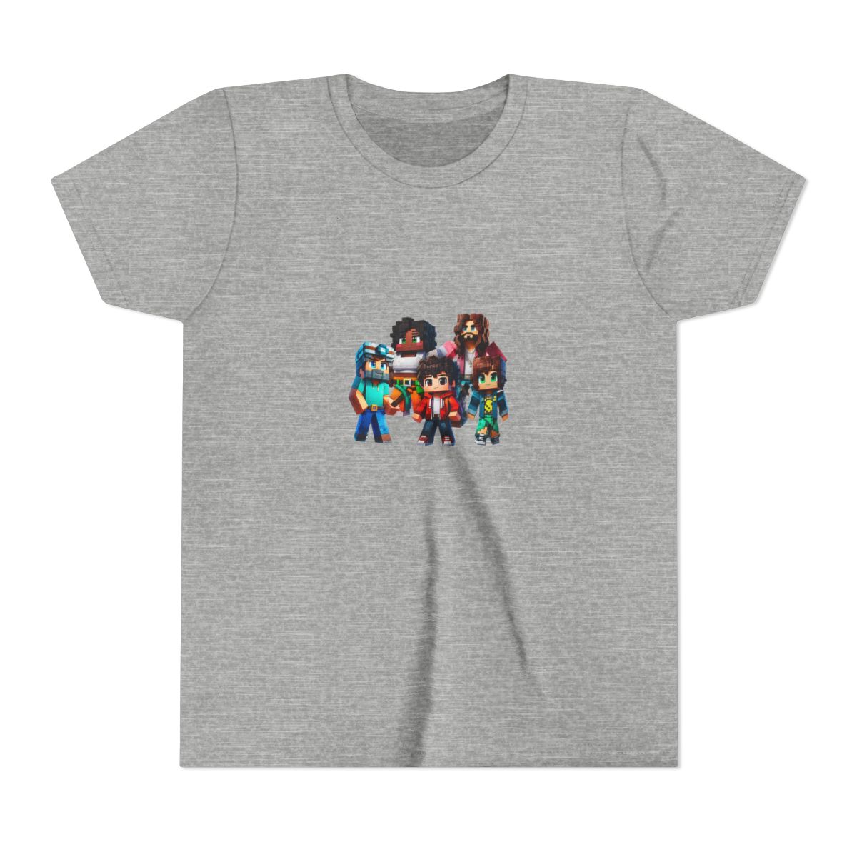 Minecraft Movie, All Characters, Steve, Cool Kids T Shirt — official Minecraft T-Shirts