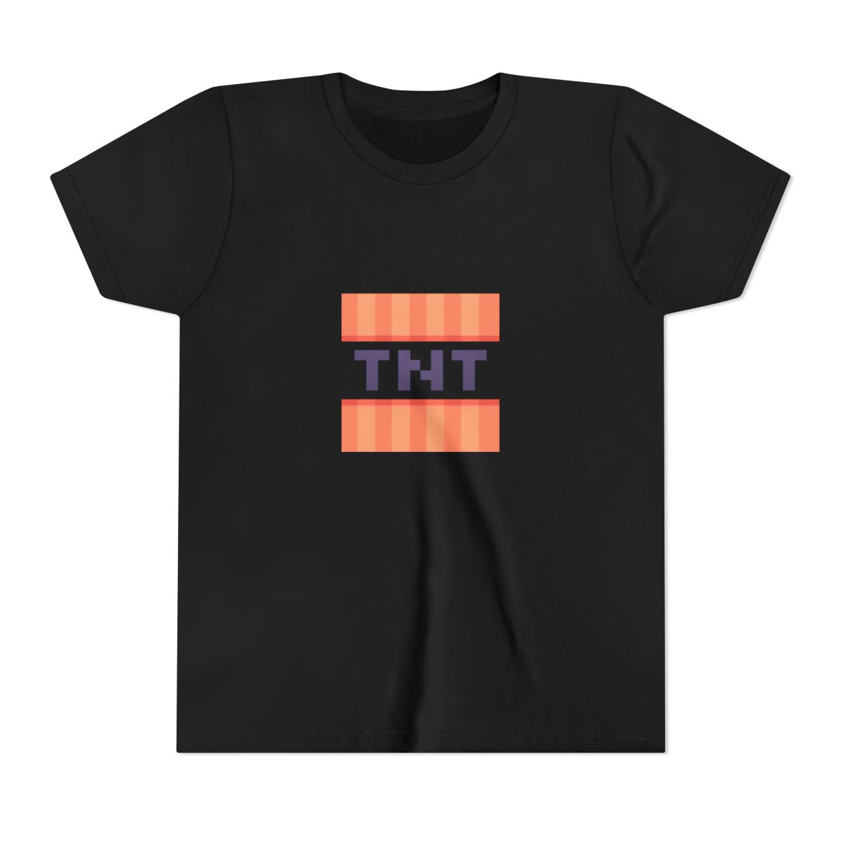 Minecraft TNT Block Pixel Art Kids T-Shirt — official Minecraft T-Shirts
